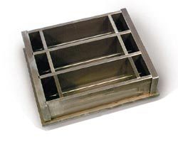 80 X 80 X 240MM 3 GANG MOULD FOR CONCRETE (LCN143)