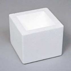 POLYSTYRENE CUBE MOULD 100MM (LCN109)