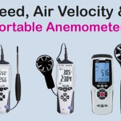 Mini Vane Flow Anemometer-Psychrometer Data Logger (LES-AZ8905) (LES-ET-961) (LES-ET955) (LES-GT-8907)