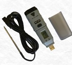 USB Temperature & Humidity Data logger plus Ext Temp (LES-SSN-22ET)