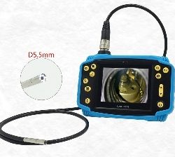 Portable Video Borescope with 5.5mm diameter camera on 2m & 5m tube (LES-RA3505M-G2M) (LES-RA3505M-G5M)