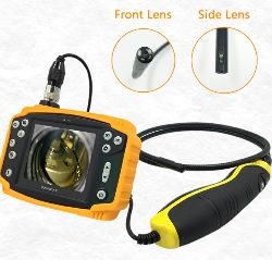 Portable Video Borescopes with D9mm diameter DUAL camera on 3m tube (LES-F309)