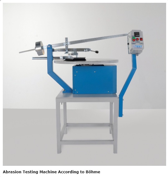 Abrasion Testing Machine According to Böhme (UTA-0615-T)