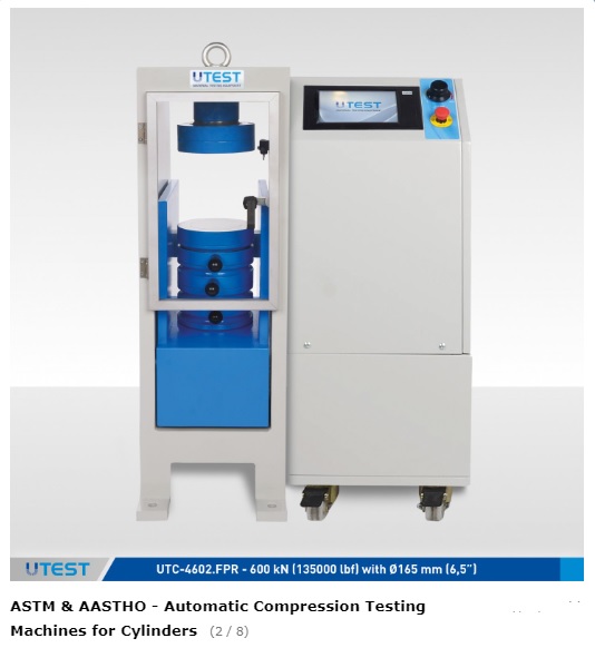 ASTM & AASTHO - Automatic Compression Testing Machines for Cylinders (UTC-4601.FPR) - Image 3