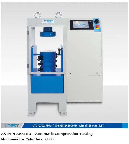 ASTM & AASTHO - Automatic Compression Testing Machines for Cylinders (UTC-4601.FPR) - Image 5