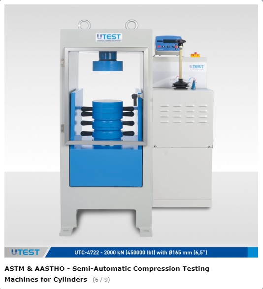 ASTM & AASTHO: Semi-Automatic Compression Testing Machines for Cylinders (UTC-4601.SLP) - Image 6