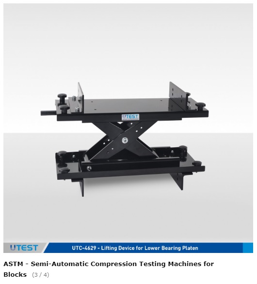 ASTM - Semi-Automatic Compression Testing Machines for Blocks (UTC-4706.SLP) - Image 3