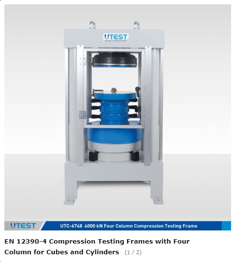 EN 12390-4 Compression Testing Frames with Four Column for Cubes and Cylinders (UTC-6727)