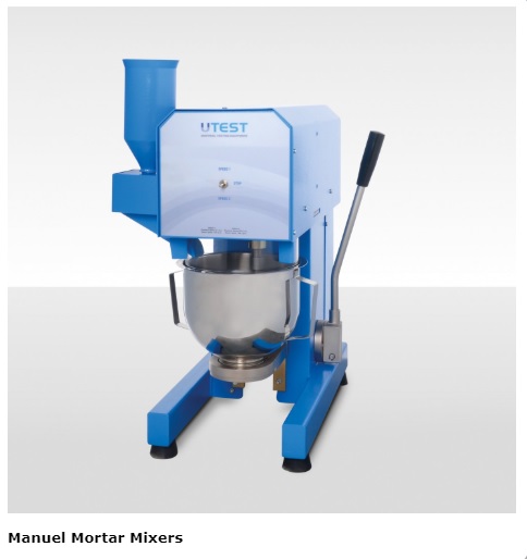 Manuel Mortar Mixers (UTCM-0875E)