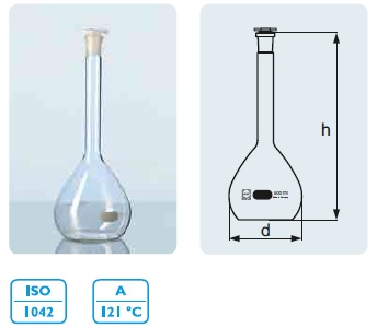 DURAN® Volumetric Flask, class A, without certificate of conformity (LGW216780704)